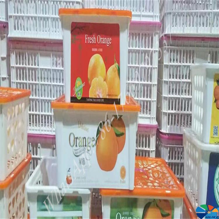 In-Mould Labelling Plastic Label Package IML For fruit basket plastic square basket sugar orange orange packaging basket