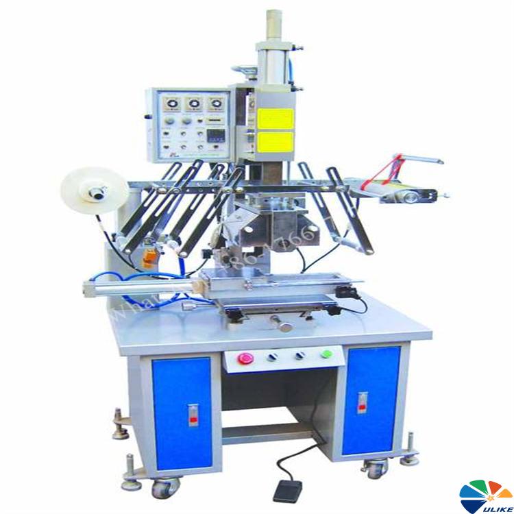 hot stamping machine for flat and wide product